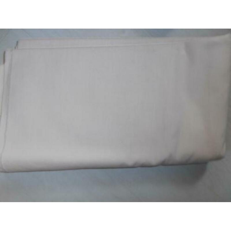 Stof katoen creme 118 breed 250 lang