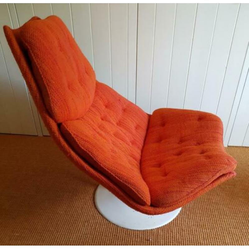 Vintage Artifort Geoffrey Harcourt draai fauteuil stoel 1960