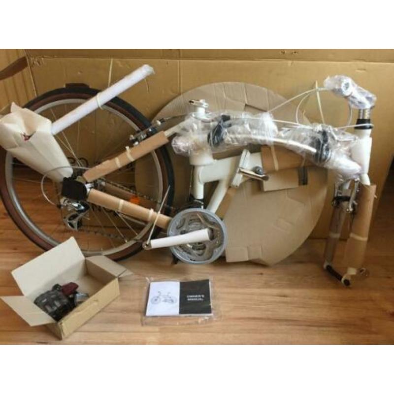 Opvouwbare witte mountainbike / vouwfiets / ATB *NIEUW*