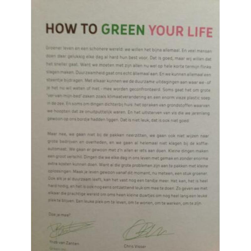(54B) 100% plastic vrij How to green your Office Home Life