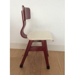 Vintage schoolbureau / kindertafel / schoolset / schooltafel