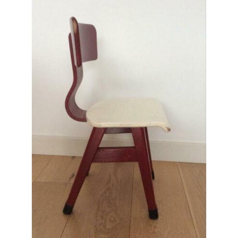 Vintage schoolbureau / kindertafel / schoolset / schooltafel