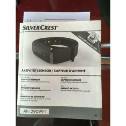 Sporthorloge met activity sensor; stappen, hartslag, calorie