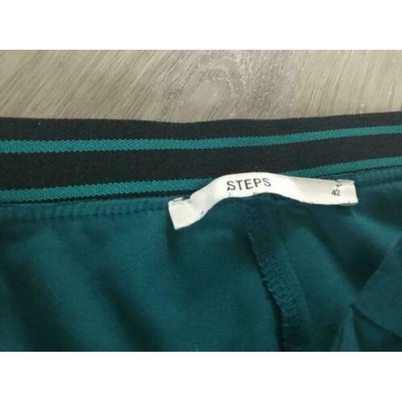 Steps - pantalon mt L - 42 - groen - uitstekende staat