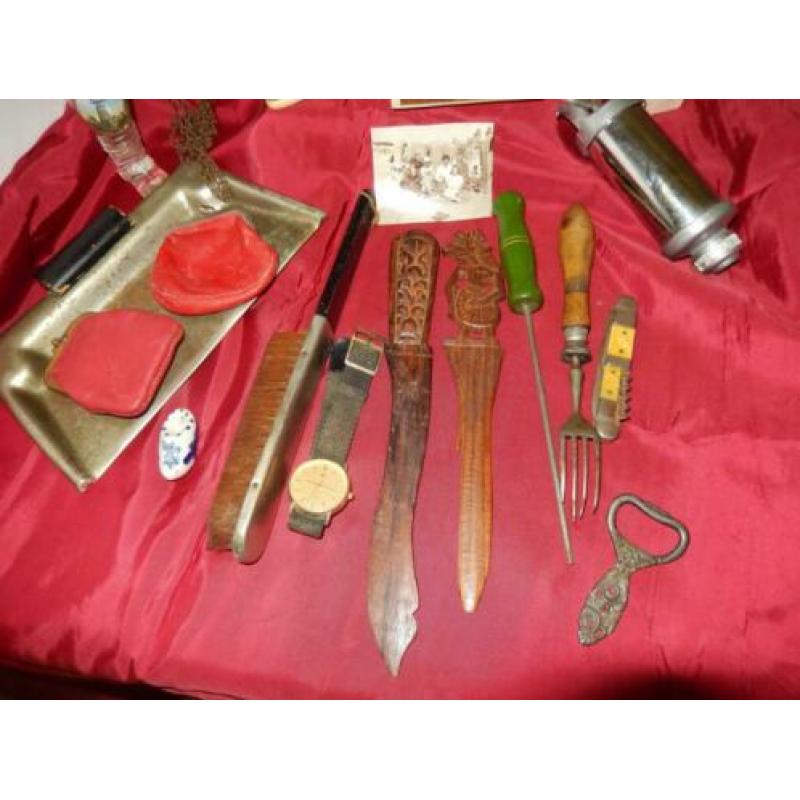 Lot diverse retro items