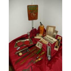 Lot diverse retro items