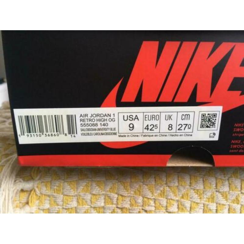 Nike Air Jordan 1 Obsidian 42,5 42.5 dswt