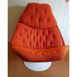 Vintage Artifort Geoffrey Harcourt draai fauteuil stoel 1960