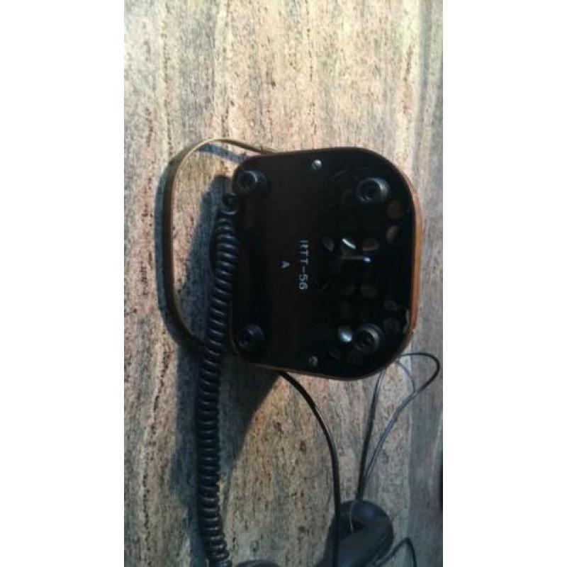 Antieke koperen telefoon