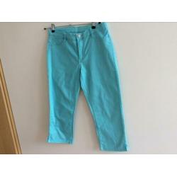 Geisha capri jeans maat L aqua kleur.