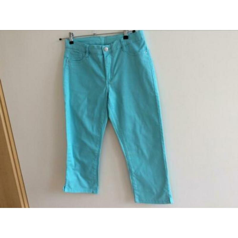 Geisha capri jeans maat L aqua kleur.