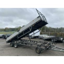 Schamelwagen kipper 510x200 3500kg 3x1800kg schamelaanhanger