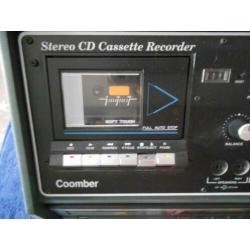 Coomber stereo CD Cassette recorder