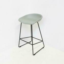 HAY About a Stool AAS39, Barkruk, Designkruk, Grijs, Nieuw