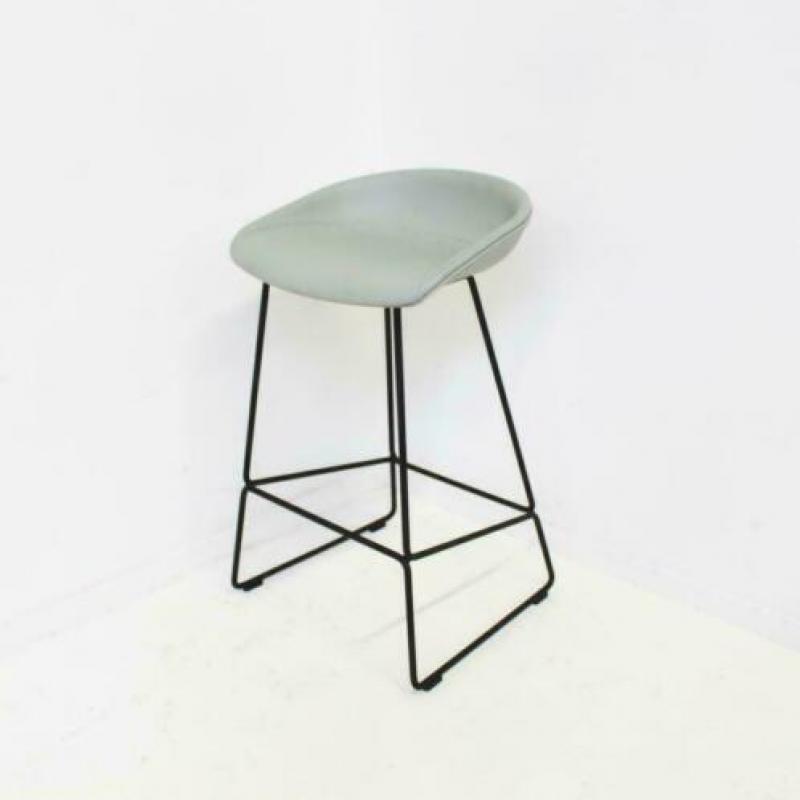 HAY About a Stool AAS39, Barkruk, Designkruk, Grijs, Nieuw