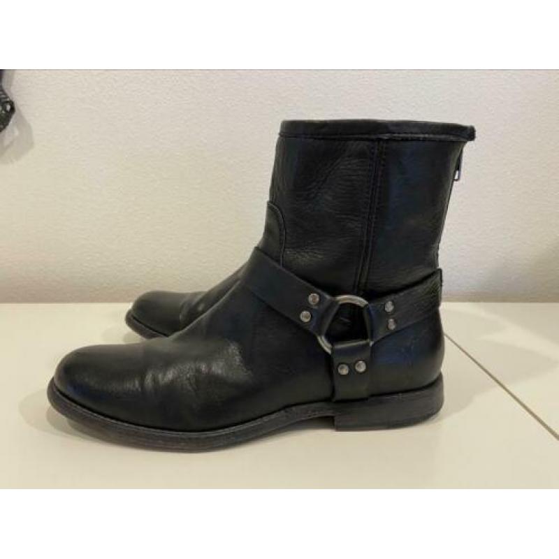Frye Phillip Harness laarsjes zwart maat 40.5