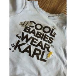 Karl lagerfeld baby's maat 60 Zgan 3 delig setje