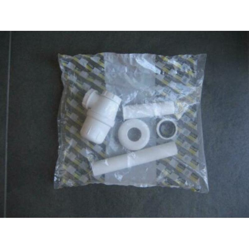 NIEUW Viega bekersifon 1.1/4" x 32 mm muurbuis rozet wit