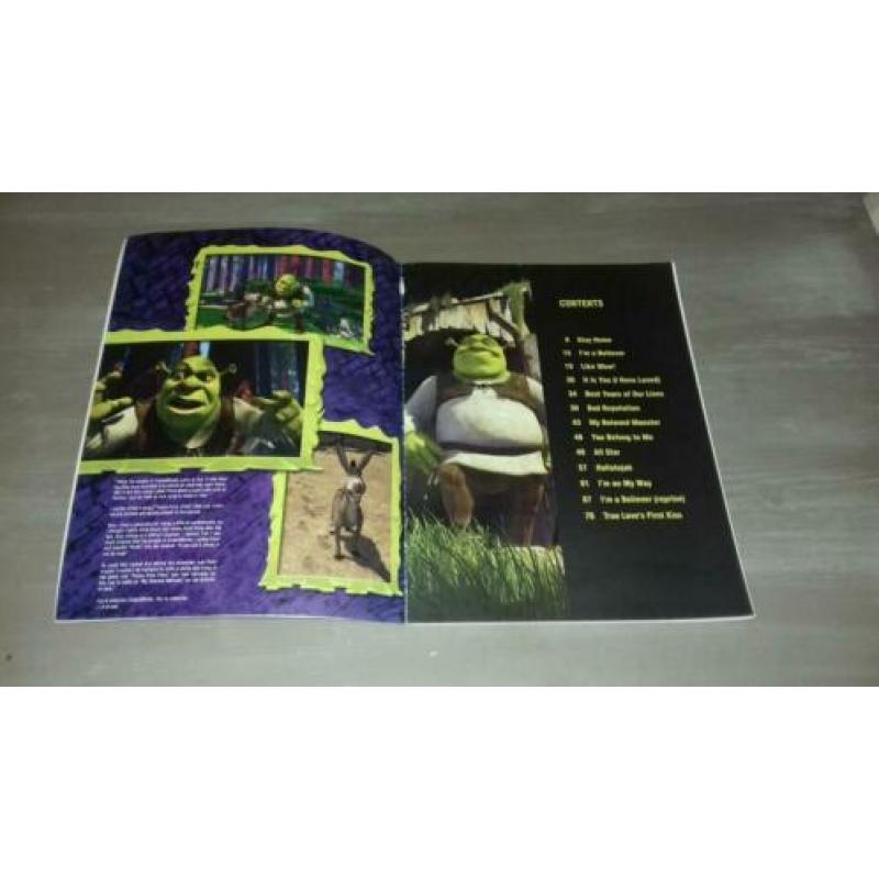 Shrek bladmuziek songbook Piano/Vocal/Guitar