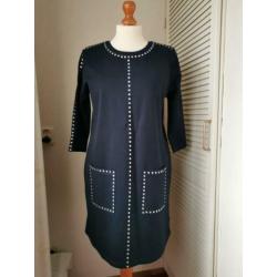 DIDI donkerblauwe jurk met studs maat XXL (NL maat 46)