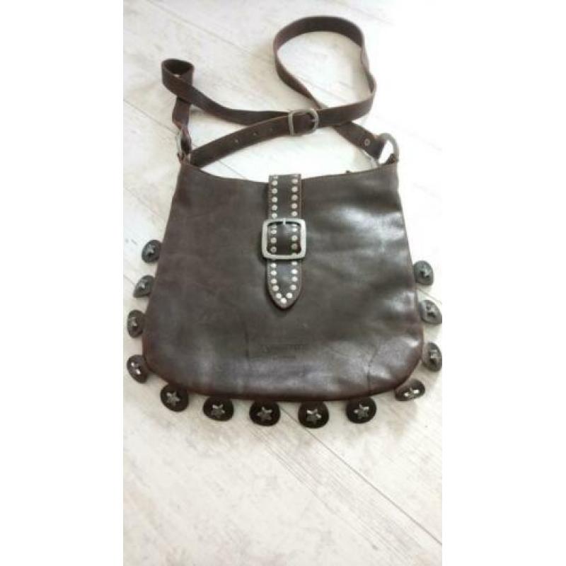 Gave leren crossbody /schoudertas ?? nieuw