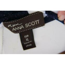 Jurk blauw Anna Scott mt XL