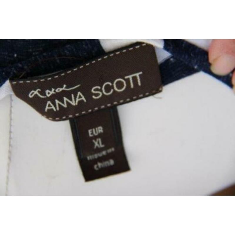Jurk blauw Anna Scott mt XL