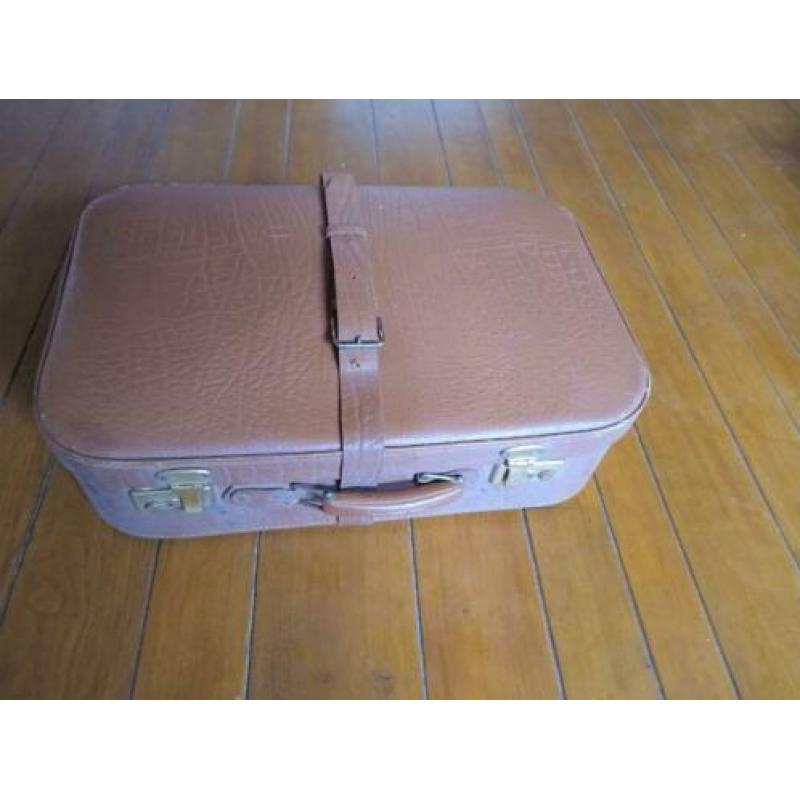 Oud retro koffer