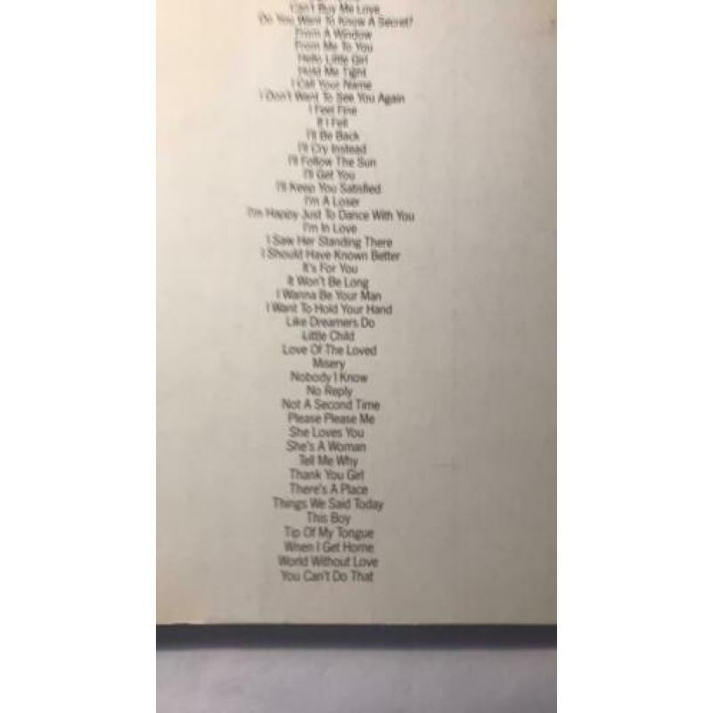 The first book of fifty hit songs by Lennon and McCartney