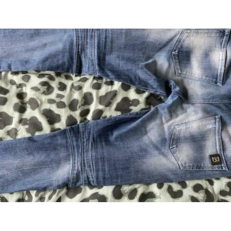 Pierre Balmain biker jeans