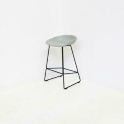 HAY About a Stool AAS39, Barkruk, Designkruk, Grijs, Nieuw