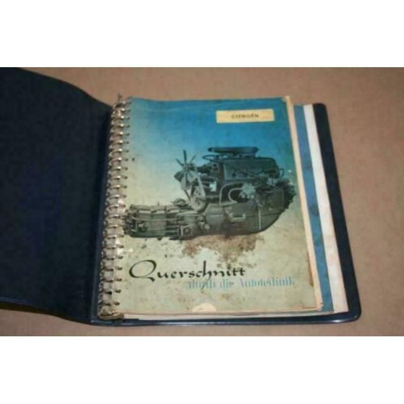 Oud reparatiehandboek Citroën motoren - Circa 1950 !!