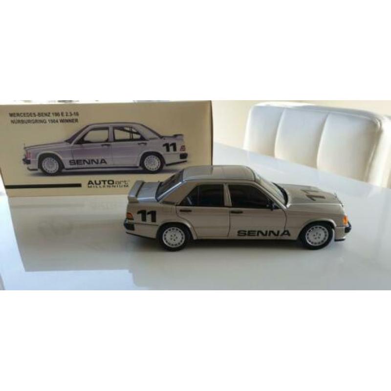 1:18 AutoArt Mercedes 2.3-16V Nürburgring winner 1984 Senna