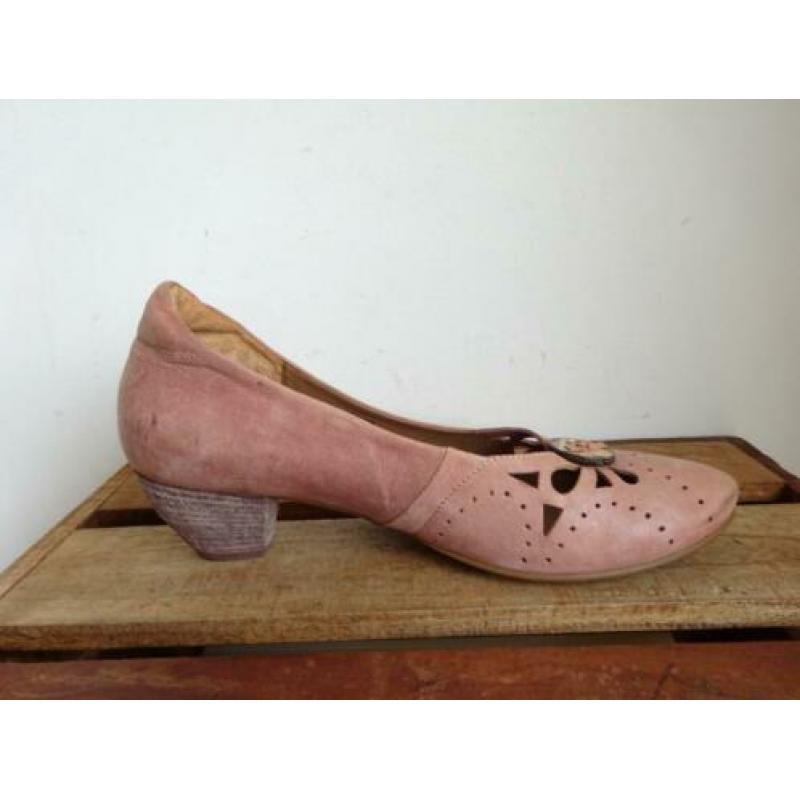 THINK instappers NIEUW! maat 40,5 oud roze schoenen