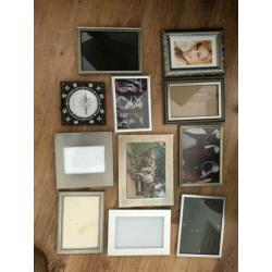 Diverse fotolijsten aangeboden