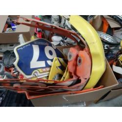 Partij motorcross spullen