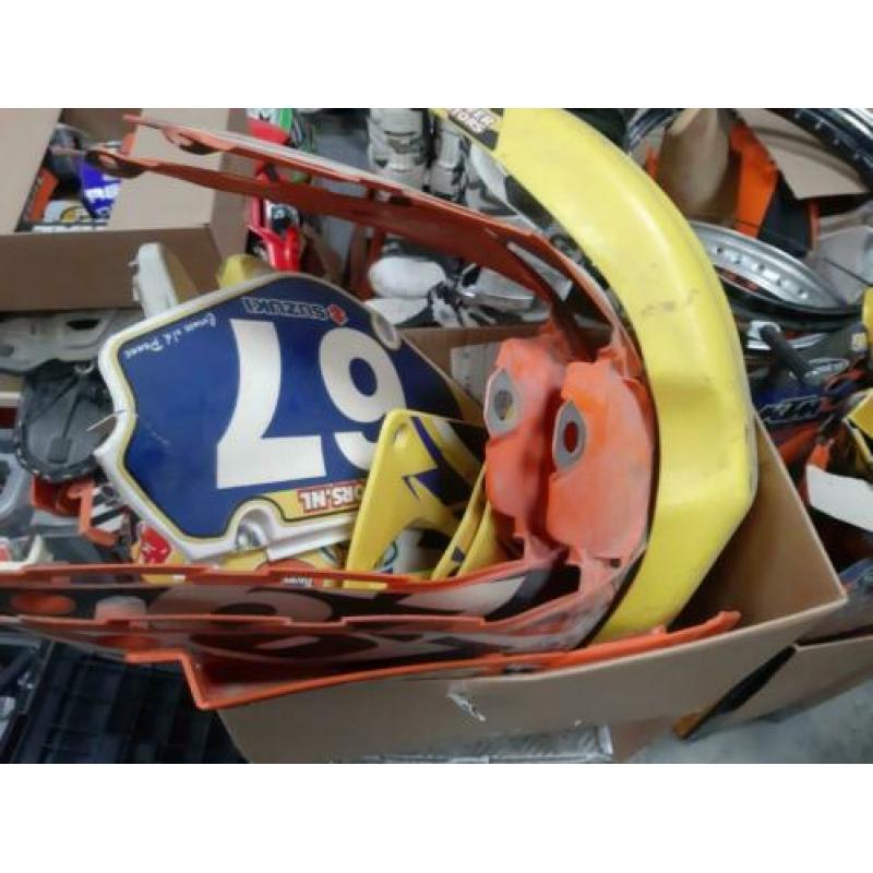 Partij motorcross spullen