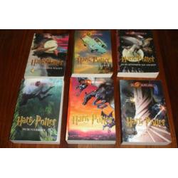 Harry potter boeken set deel 1,2,3,4,5,6 softcover!