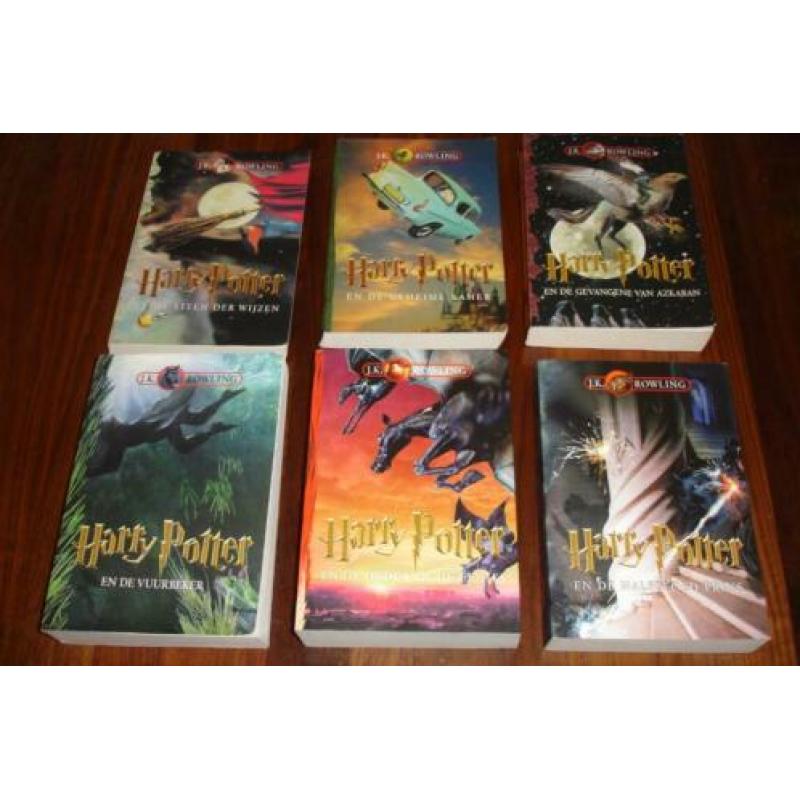Harry potter boeken set deel 1,2,3,4,5,6 softcover!