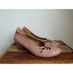 THINK instappers NIEUW! maat 40,5 oud roze schoenen