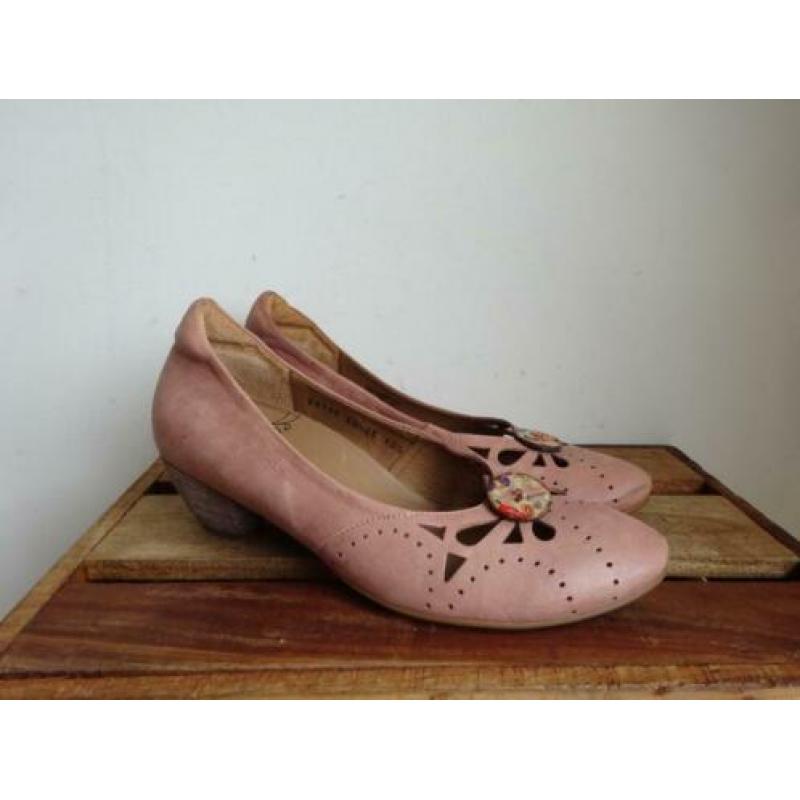 THINK instappers NIEUW! maat 40,5 oud roze schoenen