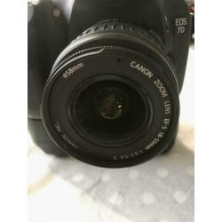 Canon Eos 7D digitale spiegelreflex camera met veel extra!