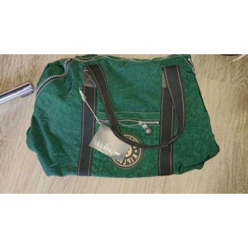 Kipling tas shopper groen