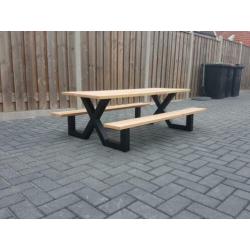 picknicktafel industrieel stoer kindermodel nieuw!