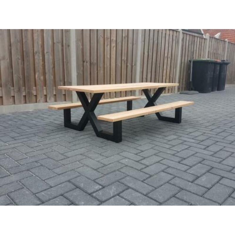 picknicktafel industrieel stoer kindermodel nieuw!