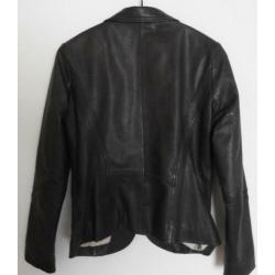Mooi leren kort zacht leren jasje blazer Rino en Pelle M 38