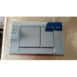 Twee Geberit bedieningsplaaten, glans chroom