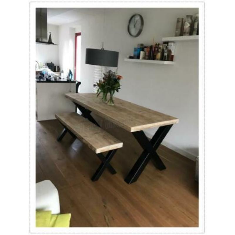 Vergadertafel Kantoortafel Bureautafel OP MAAT! Industrieel