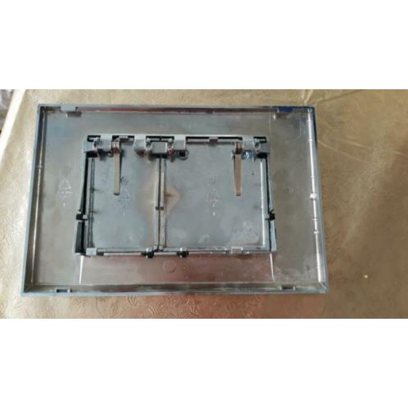 Twee Geberit bedieningsplaaten, glans chroom