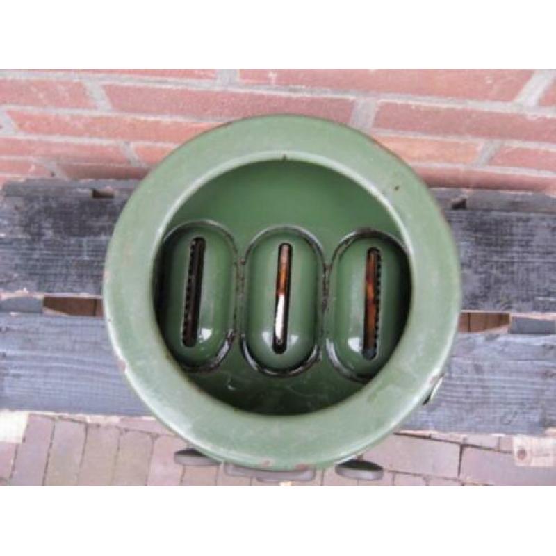 groen emaille petroliumstel